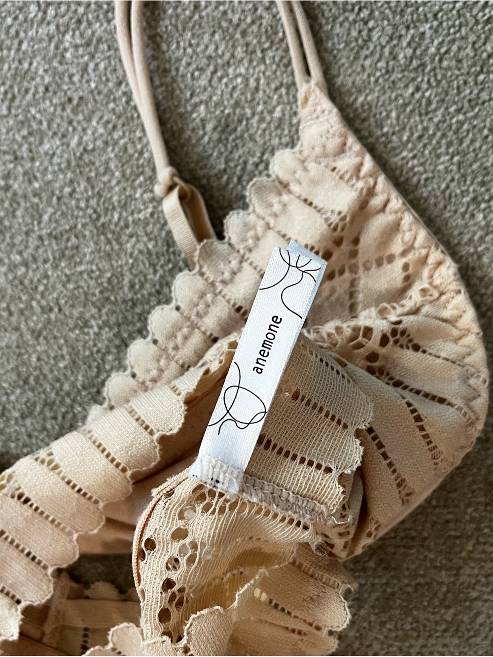 Anemone Cream Crochet Lace Bralette - Picture 5 of 12